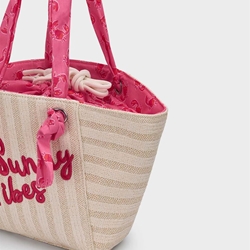 Cesta playa geranio - Imagen 2