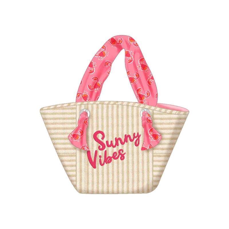 Cesta playa geranio - Imagen 3