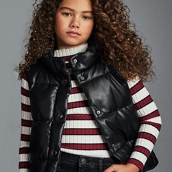 Chaleco acolchado negro - Imagen 1