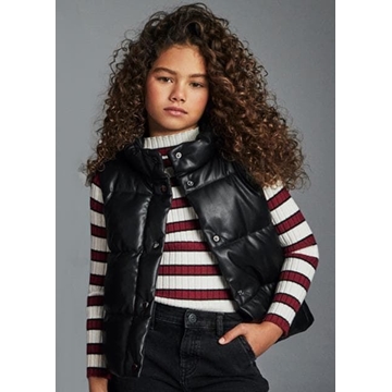 Chaleco acolchado negro - Imagen 1