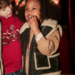 Chaleco contrastes borrego - Imagen 1