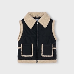 Chaleco contrastes borrego - Imagen 2