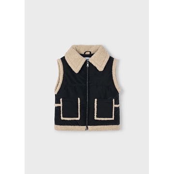 Chaleco contrastes borrego - Imagen 2