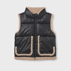 Chaleco contrastes borrego - Imagen 2