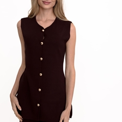Chaleco Hattie chocolate - Imagen 1