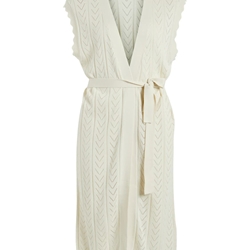 Chaleco largo beige vishelley - Imagen 2