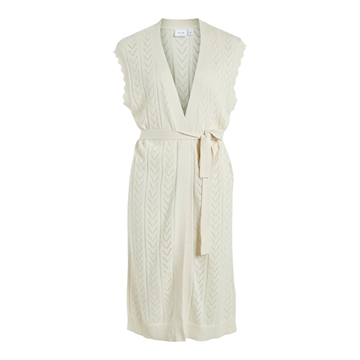 Chaleco largo beige vishelley - Imagen 2