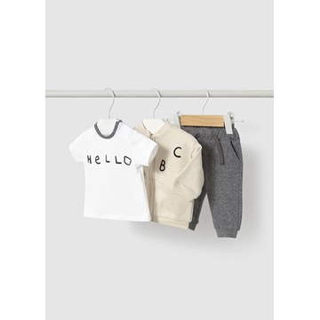 Chándal 3 piezas gris - Imagen 1