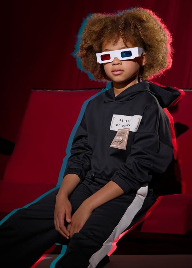 Chándal bandas negro - Imagen 1