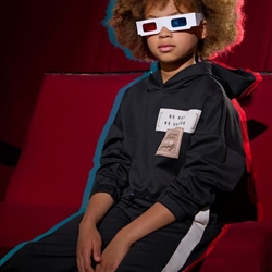 Chándal bandas negro - Imagen 1