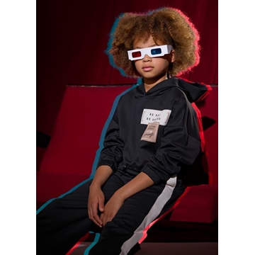 Chándal bandas negro - Imagen 1