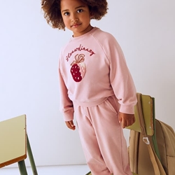 Chándal bordado nude - Imagen 1