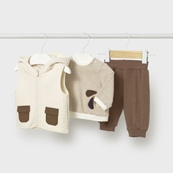 Chándal con chaleco cacao - Imagen 1