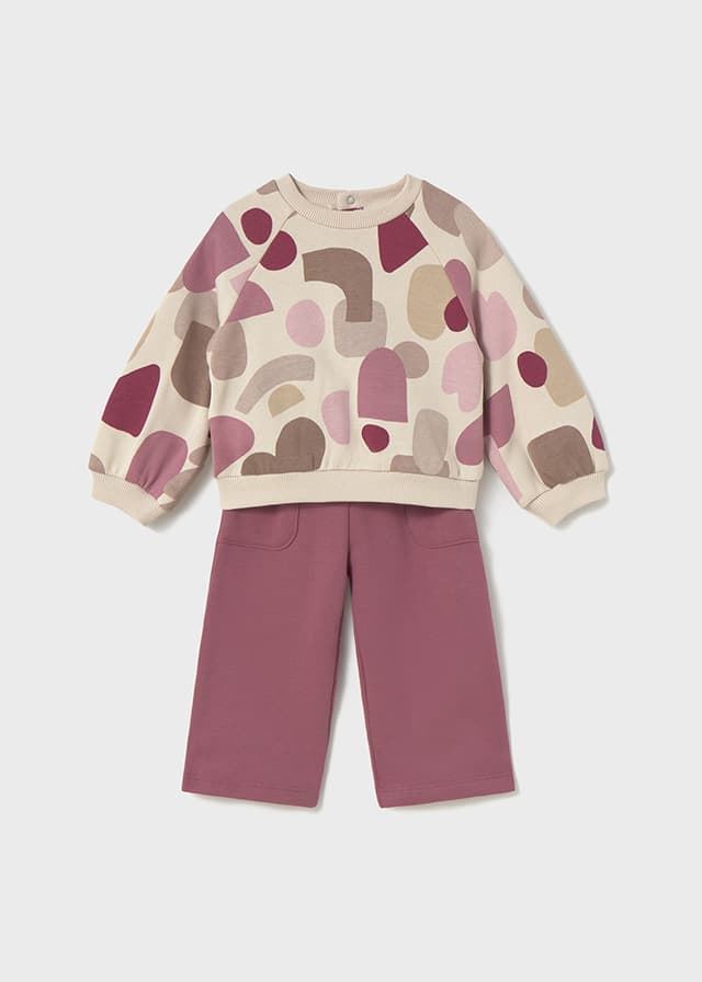 Chándal estampado rosado - Imagen 1