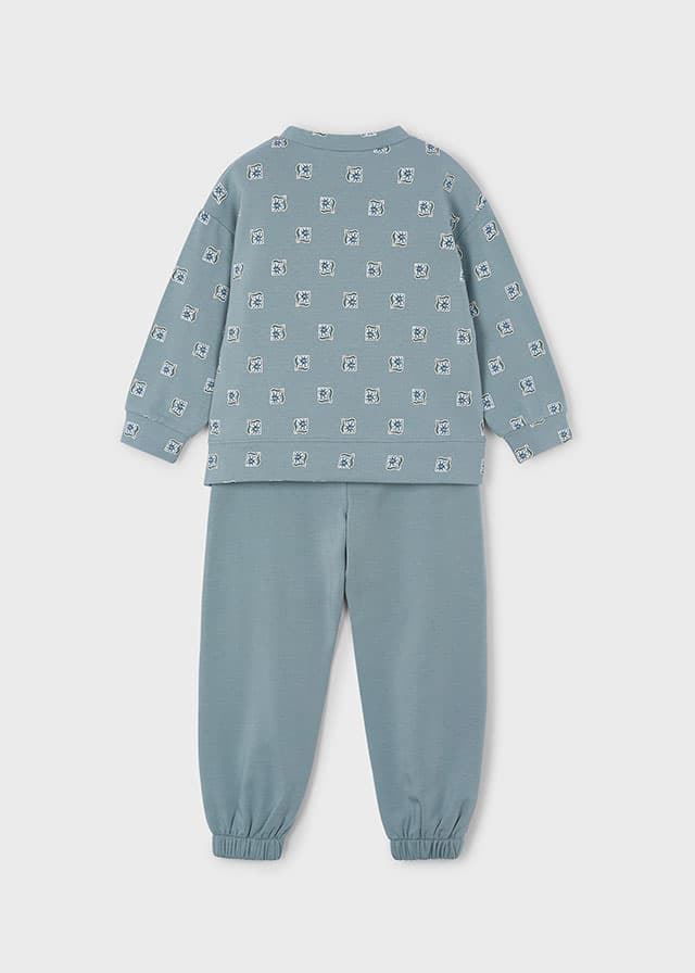 Chándal estampado salvia - Imagen 2