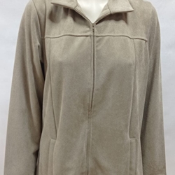 Chaqueta antelina camel - Imagen 1