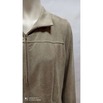 Chaqueta antelina camel - Imagen 2