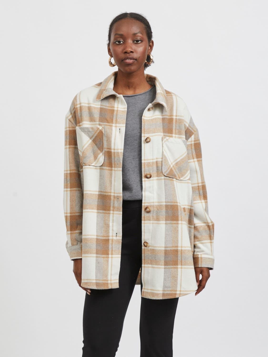 Chaqueta cuadros Vikimmi - Imagen 1