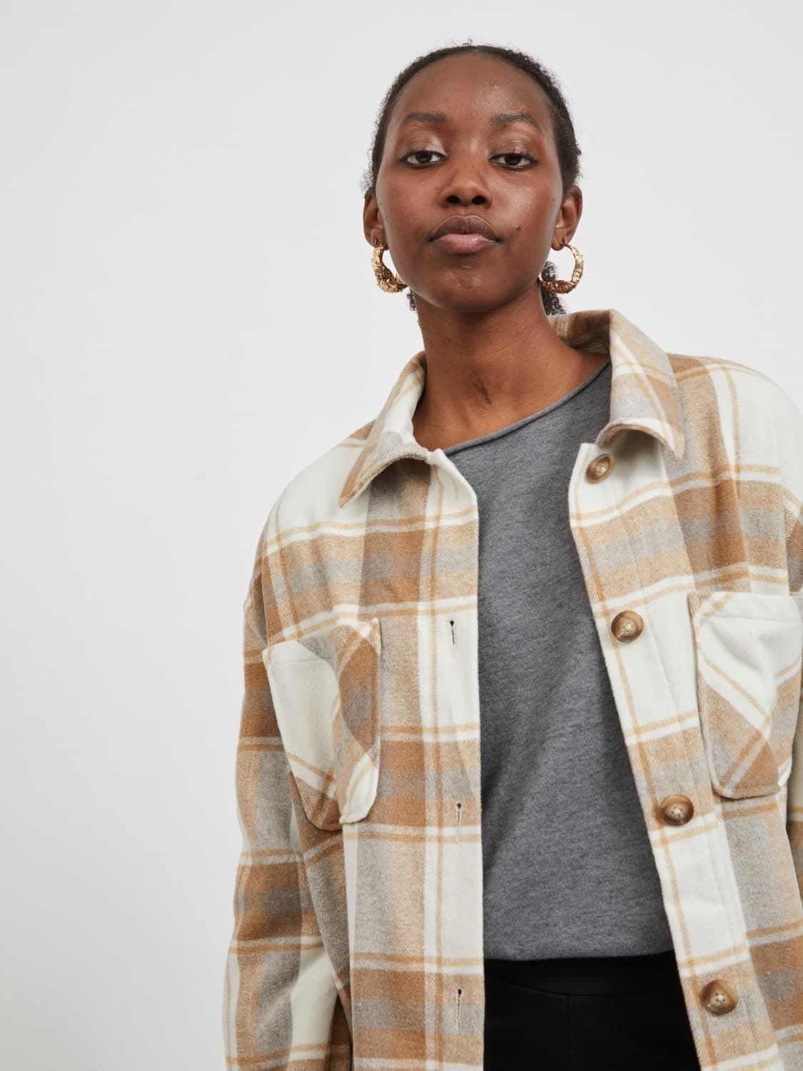 Chaqueta cuadros Vikimmi - Imagen 3