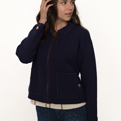 Chaqueta Ethel marino - Imagen 1