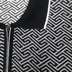 Chaqueta jacquard negro - Imagen 2