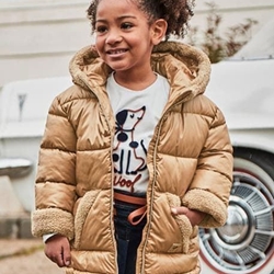 Chaquetón combinado canela - Imagen 2