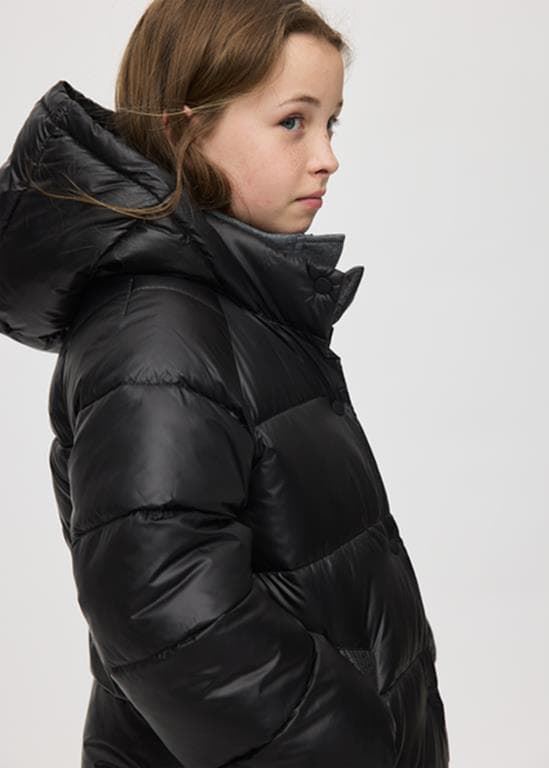 Chaquetón laminado negro - Imagen 2