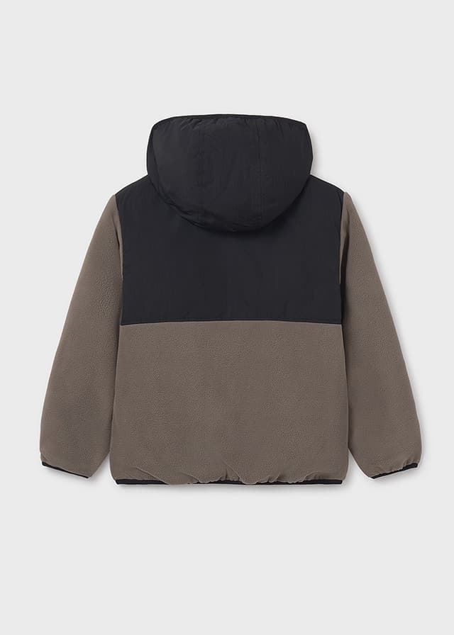 Chaquetón reversible negro-lodo - Imagen 3