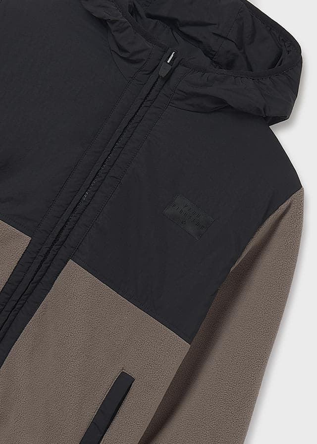 Chaquetón reversible negro-lodo - Imagen 4