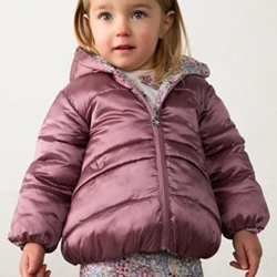Chaquetón reversible violeta - Imagen 1