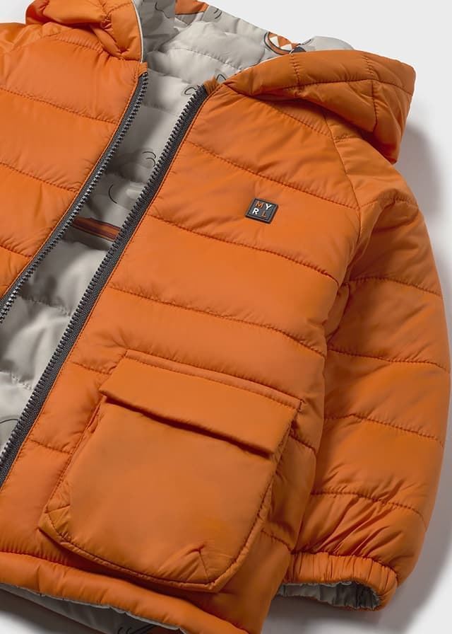 Chaquetón soft reversible calabaza - Imagen 4