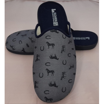 Chinela gris/marino - Imagen 2