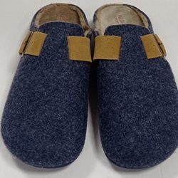 Chinela hebilla marino-caramelo - Imagen 1