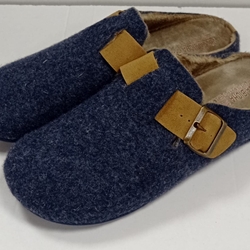 Chinela hebilla marino-caramelo - Imagen 2