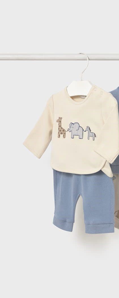 Conjunto animalitos beige - Imagen 1