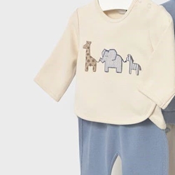 Conjunto animalitos beige - Imagen 1