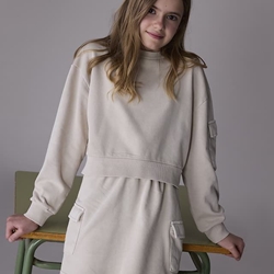 Conjunto falda cargo arena - Imagen 1