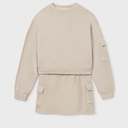 Conjunto falda cargo arena - Imagen 2