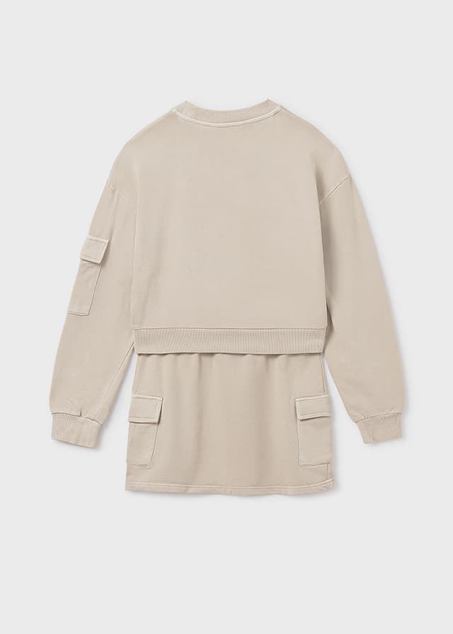 Conjunto falda cargo arena - Imagen 3