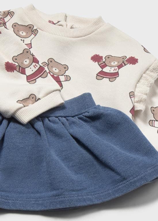 Conjunto falda ciruela - Imagen 1