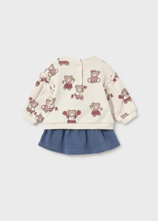 Conjunto falda ciruela - Imagen 2