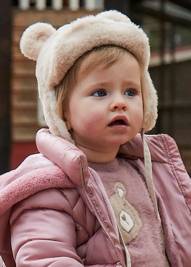 Conjunto gorro-bufanda arena - Imagen 1