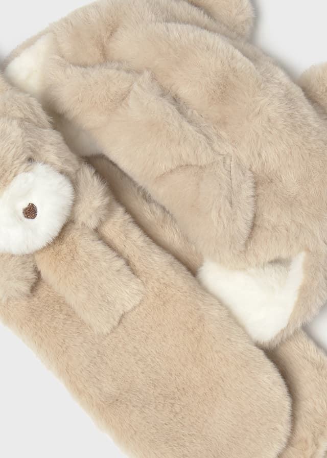 Conjunto gorro-bufanda arena - Imagen 3