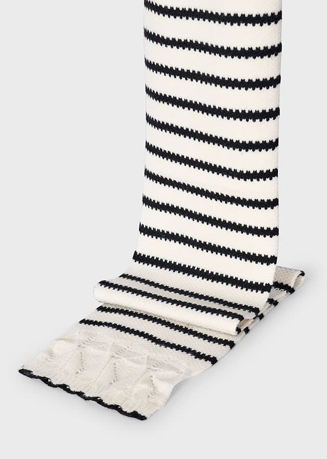 Conjunto gorro-bufanda rayas macchiato - Imagen 3