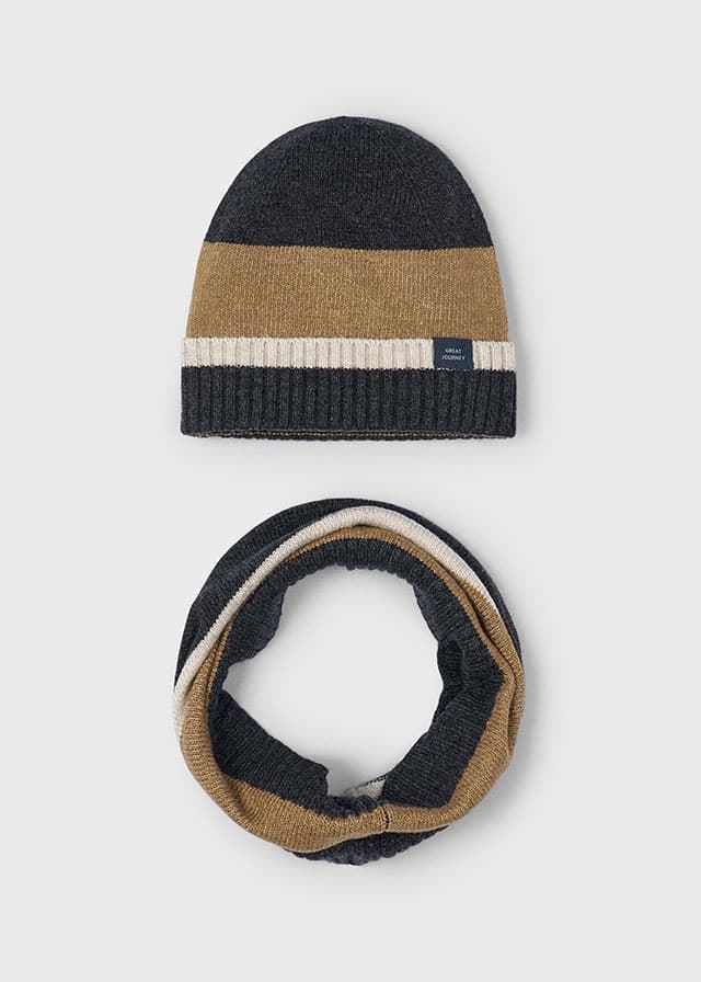 Conjunto gorro-cuello sombra vigoré - Imagen 2