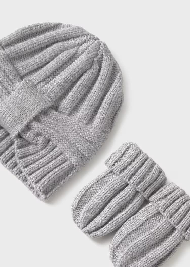 Conjunto gorro y manoplas vapor - Imagen 2