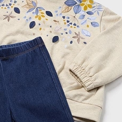 Conjunto legging denim oscuro - Imagen 2