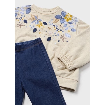 Conjunto legging denim oscuro - Imagen 2