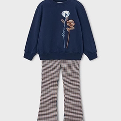Conjunto legging felpa marino - Imagen 1