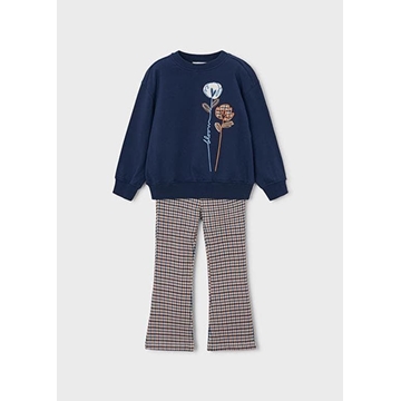 Conjunto legging felpa marino - Imagen 1